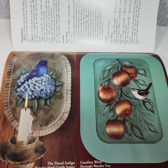 Tole Painting For the Love of Birds Book Purdy's Studio 11 Patterns Holiday - Picture 8 of 8